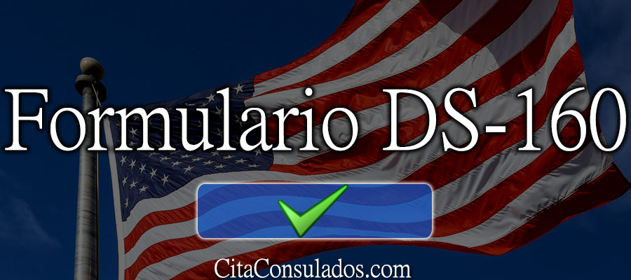 solicitar la visa americana forma DS-160